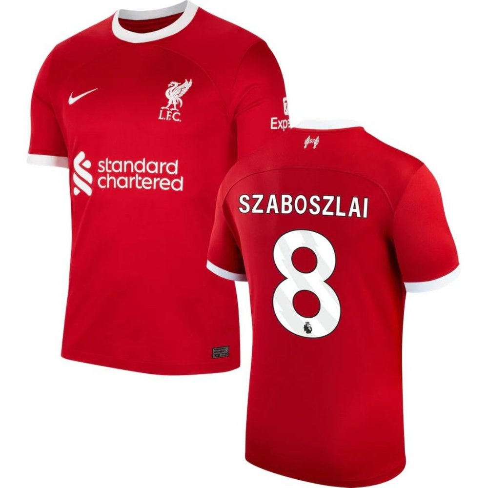 Liverpool F.C. Dominik Szoboszlai 2023-24 Home Jersey